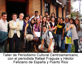 Rafael Fraguas Taller de periodismo de cultura en Costa Rica